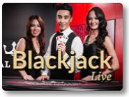live blackjack casino game